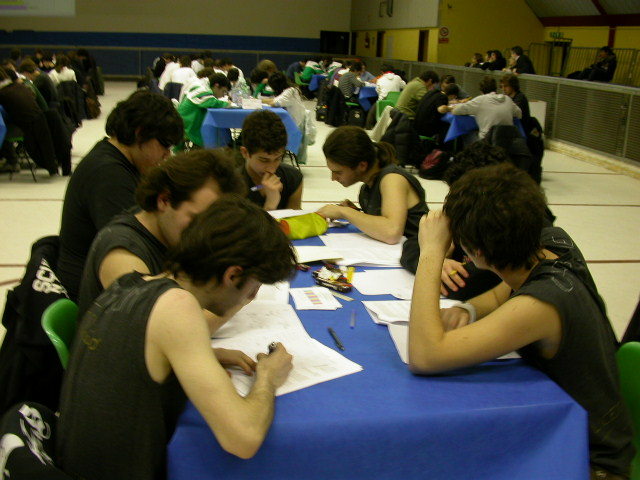 Coppa Ruffini 2008 - Gara in corso - Liceo Tassoni