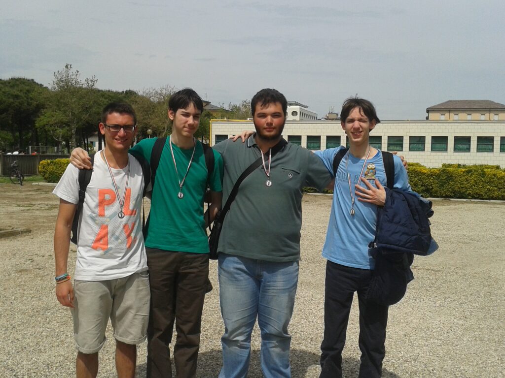 in foto da sinistra: Capotorto, Ascari F., Sillari, Ascari D.